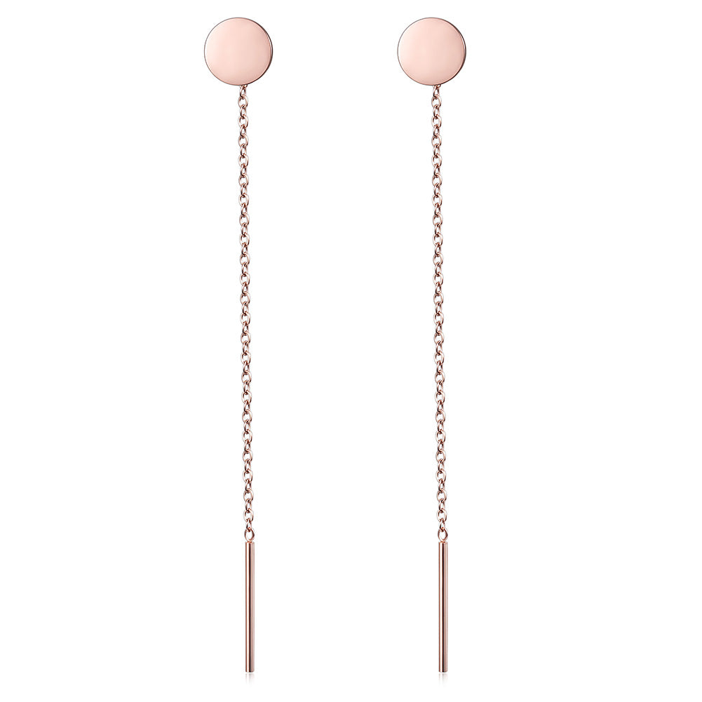 Exaggerated chain earrings-SCE316ST