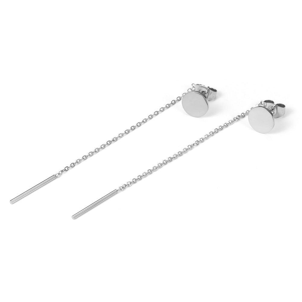 Exaggerated chain earrings-SCE316ST