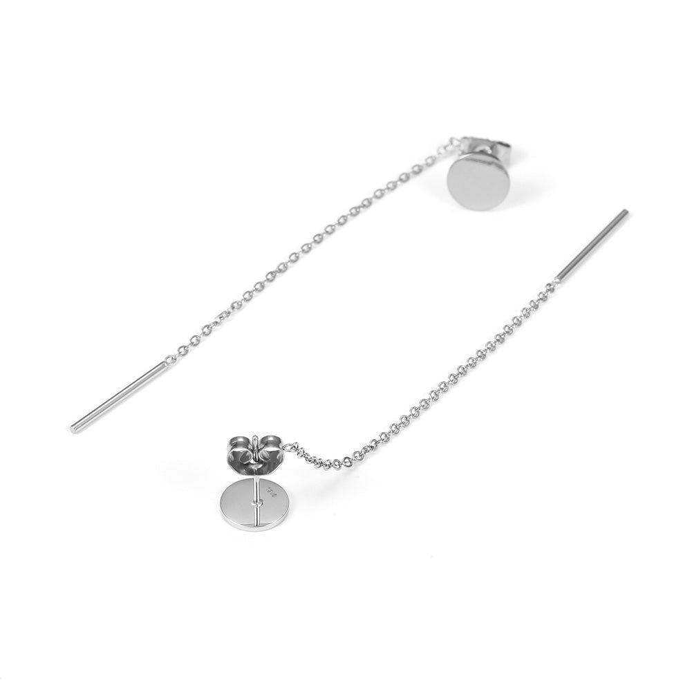 Exaggerated chain earrings-SCE316ST