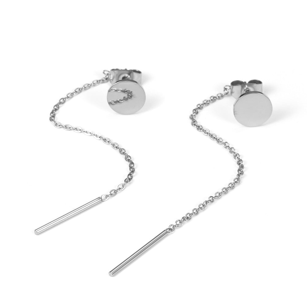 Exaggerated chain earrings-SCE316ST