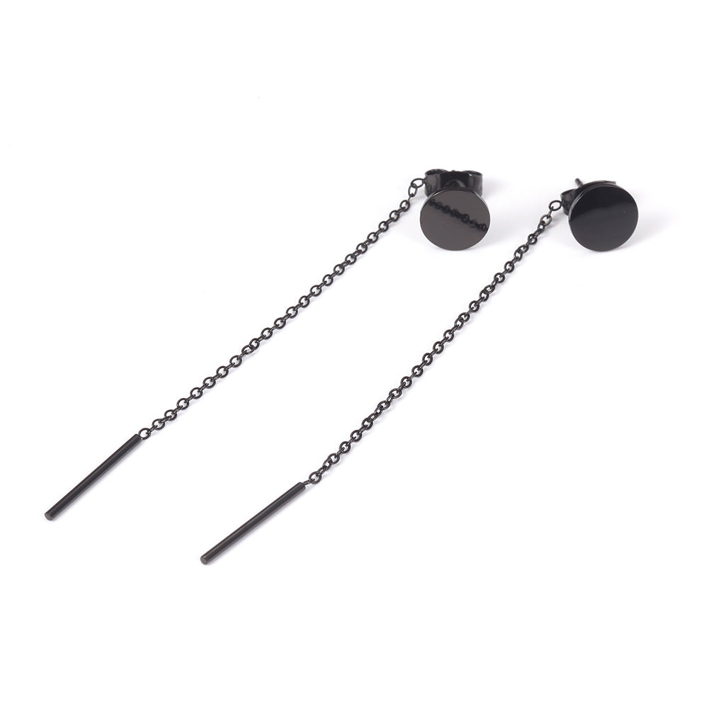 Exaggerated chain earrings-SCE316ST