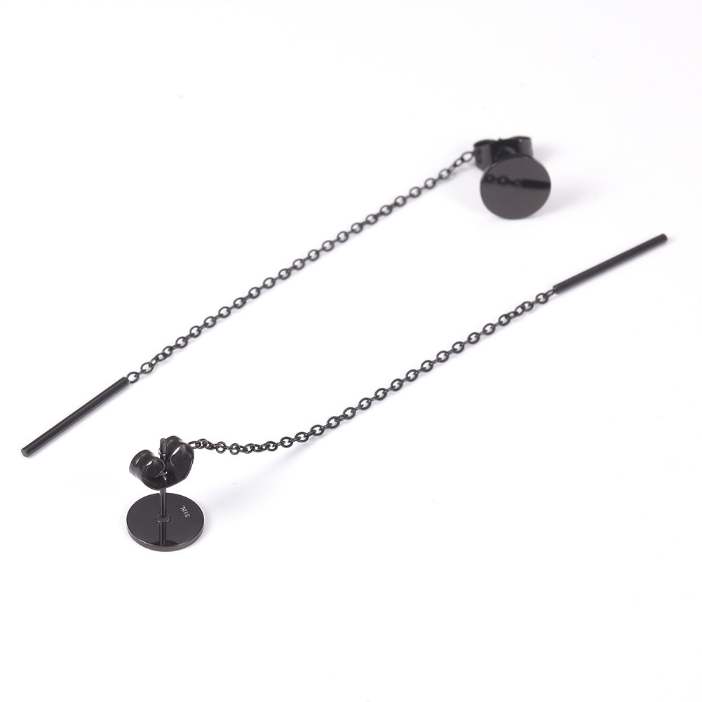 Exaggerated chain earrings-SCE316ST