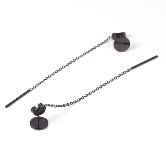 Exaggerated chain earrings-SCE316ST