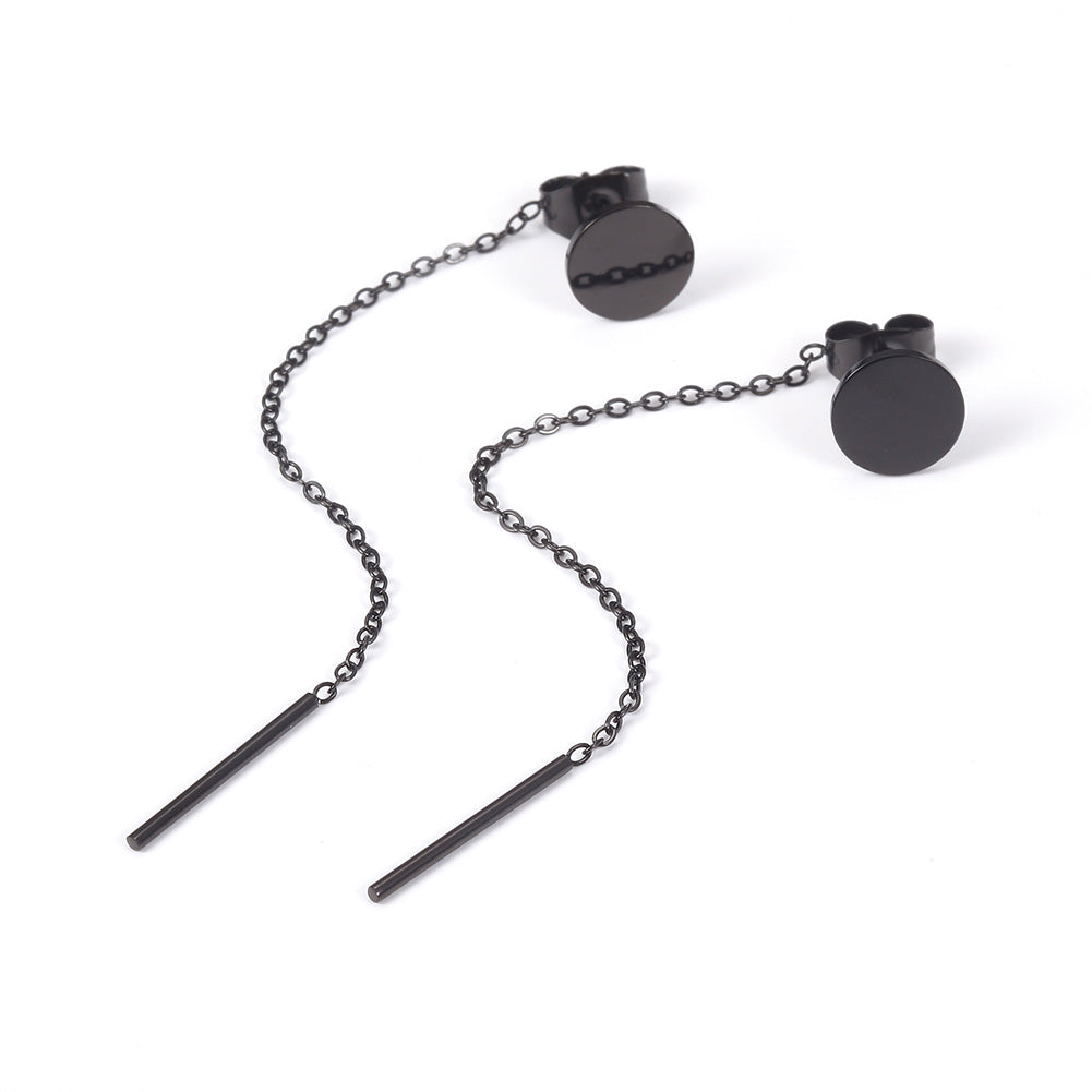 Exaggerated chain earrings-SCE316ST