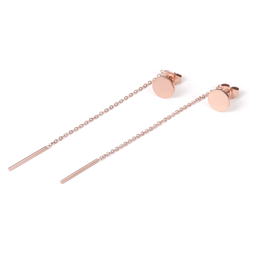 Exaggerated chain earrings-SCE316ST