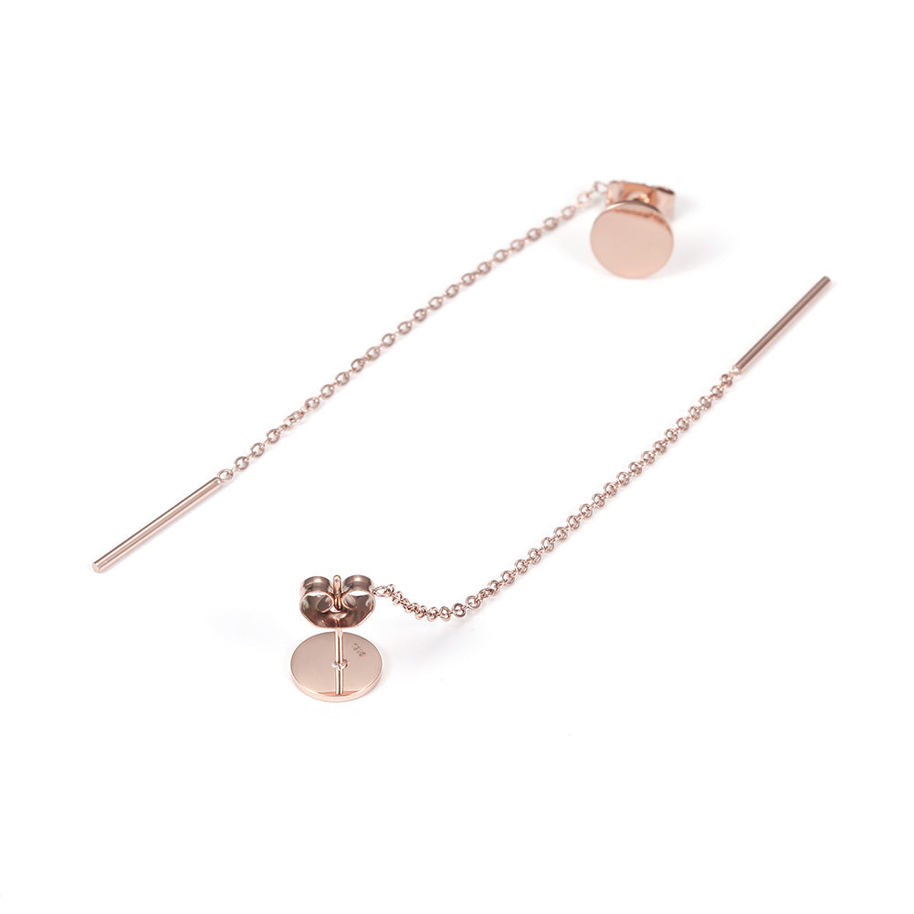 Exaggerated chain earrings-SCE316ST