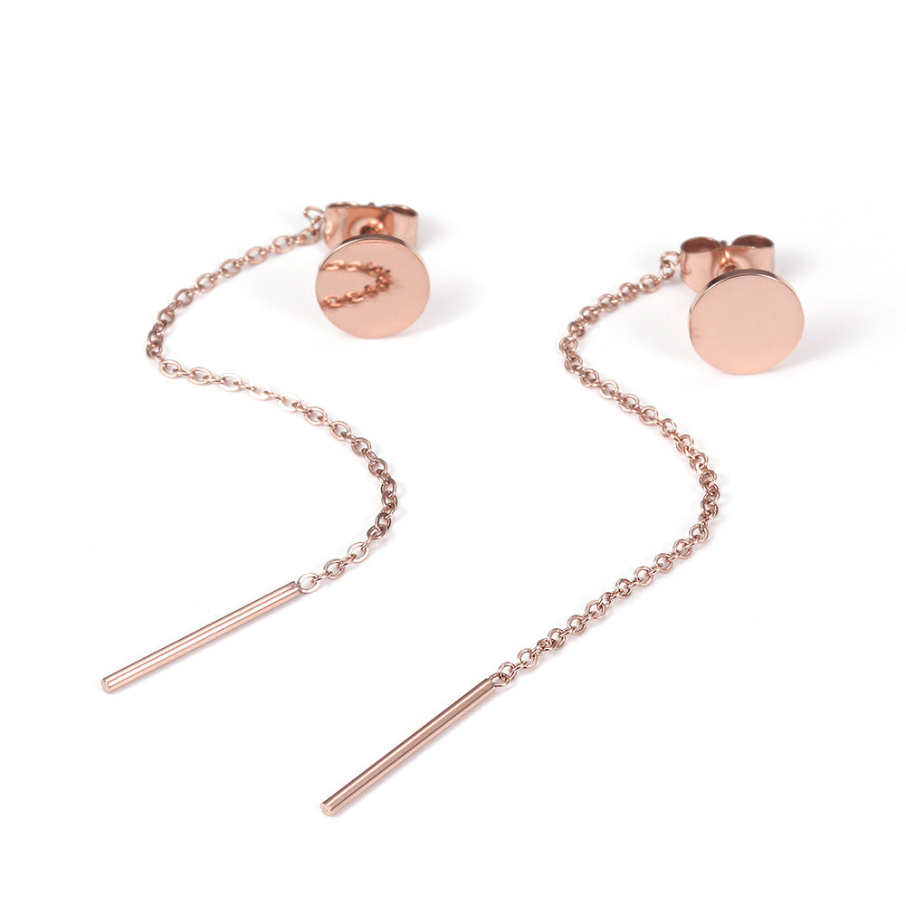 Exaggerated chain earrings-SCE316ST