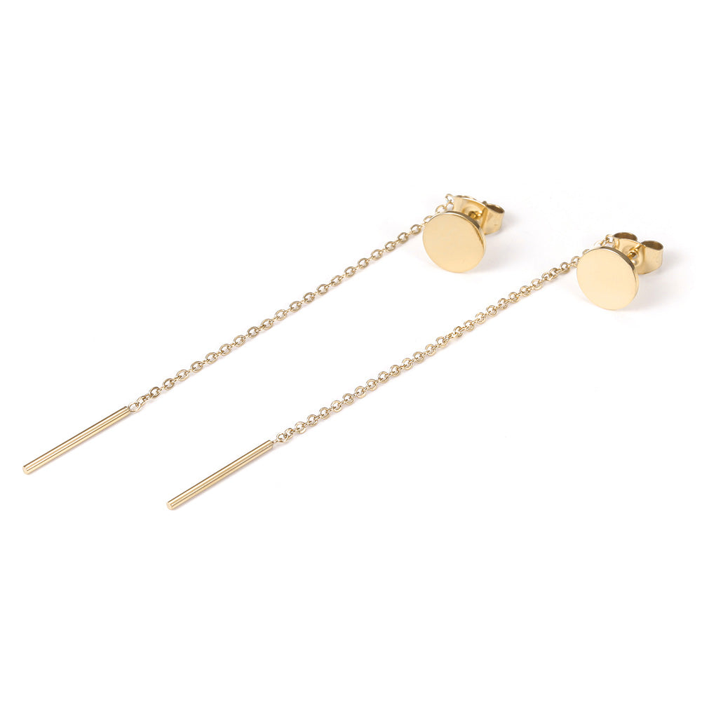 Exaggerated chain earrings-SCE316ST