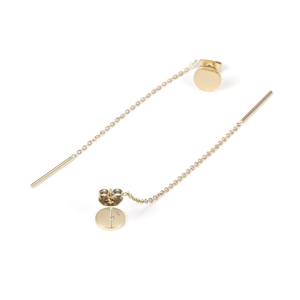 Exaggerated chain earrings-SCE316ST