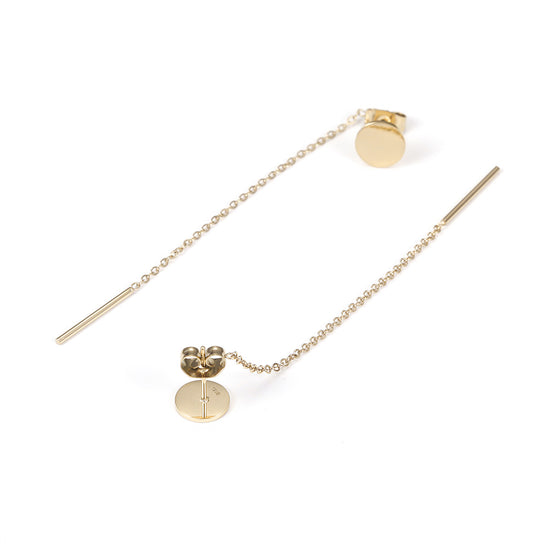 Exaggerated chain earrings-SCE316ST