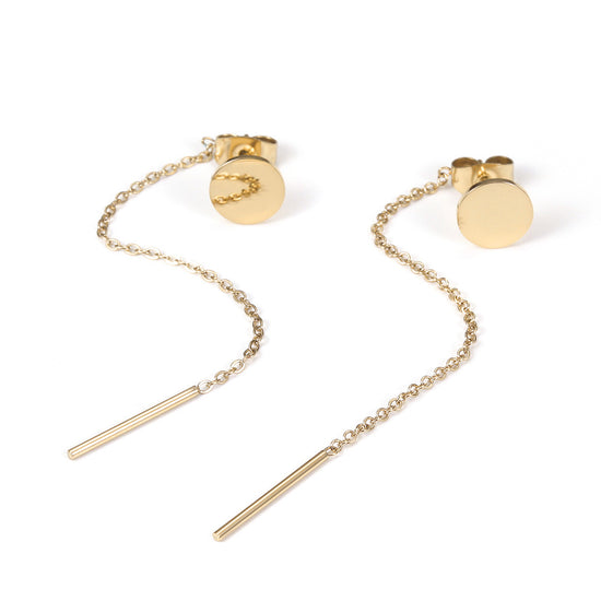 Exaggerated chain earrings-SCE316ST