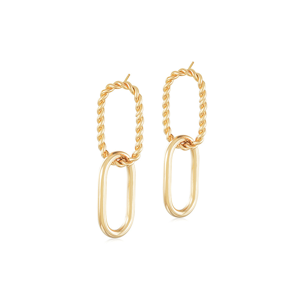 Fried Dough Twists earrings-SCE328STGC
