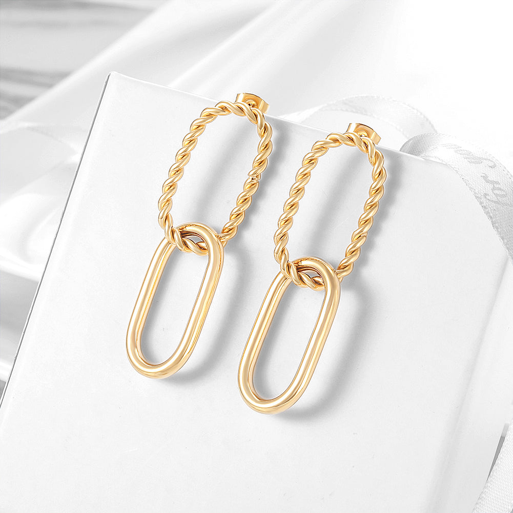 Fried Dough Twists earrings-SCE328STGC