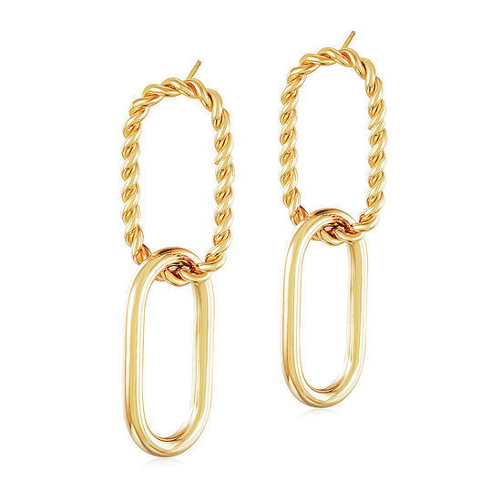 Fried Dough Twists earrings-SCE328STGC