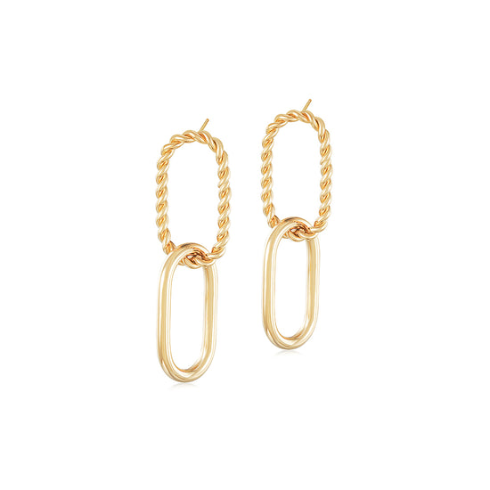 Fried Dough Twists earrings-SCE328STGC