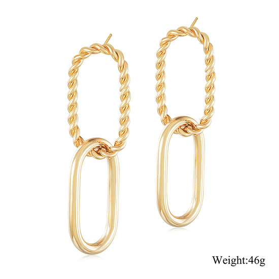 Fried Dough Twists earrings-SCE328STGC