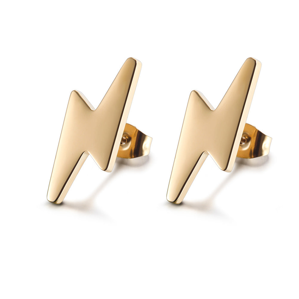 Lightning smooth earrings-SCE363ST