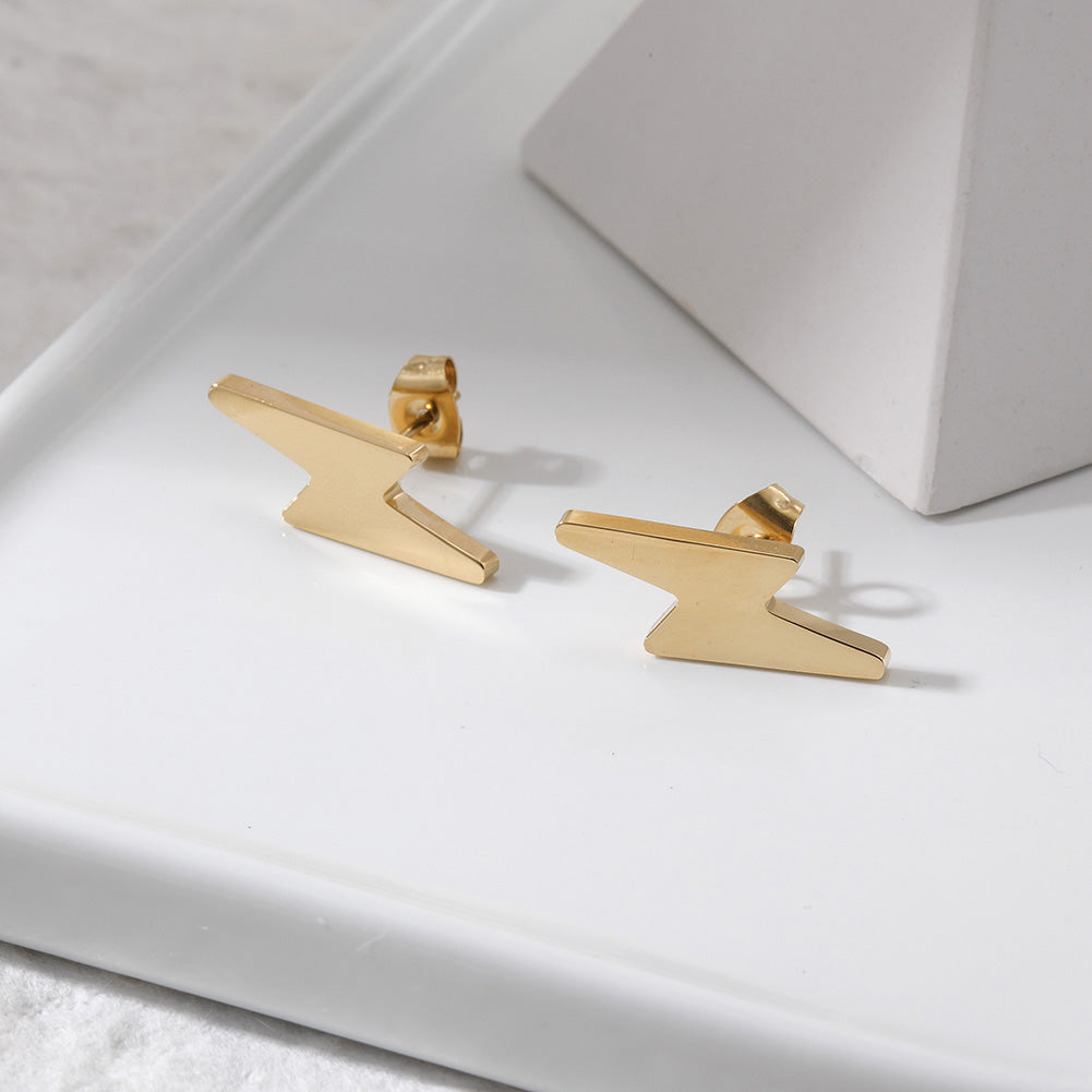 Lightning smooth earrings-SCE363ST