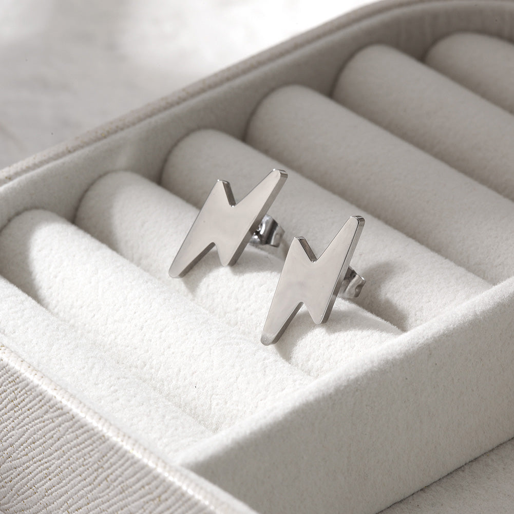 Lightning smooth earrings-SCE363ST
