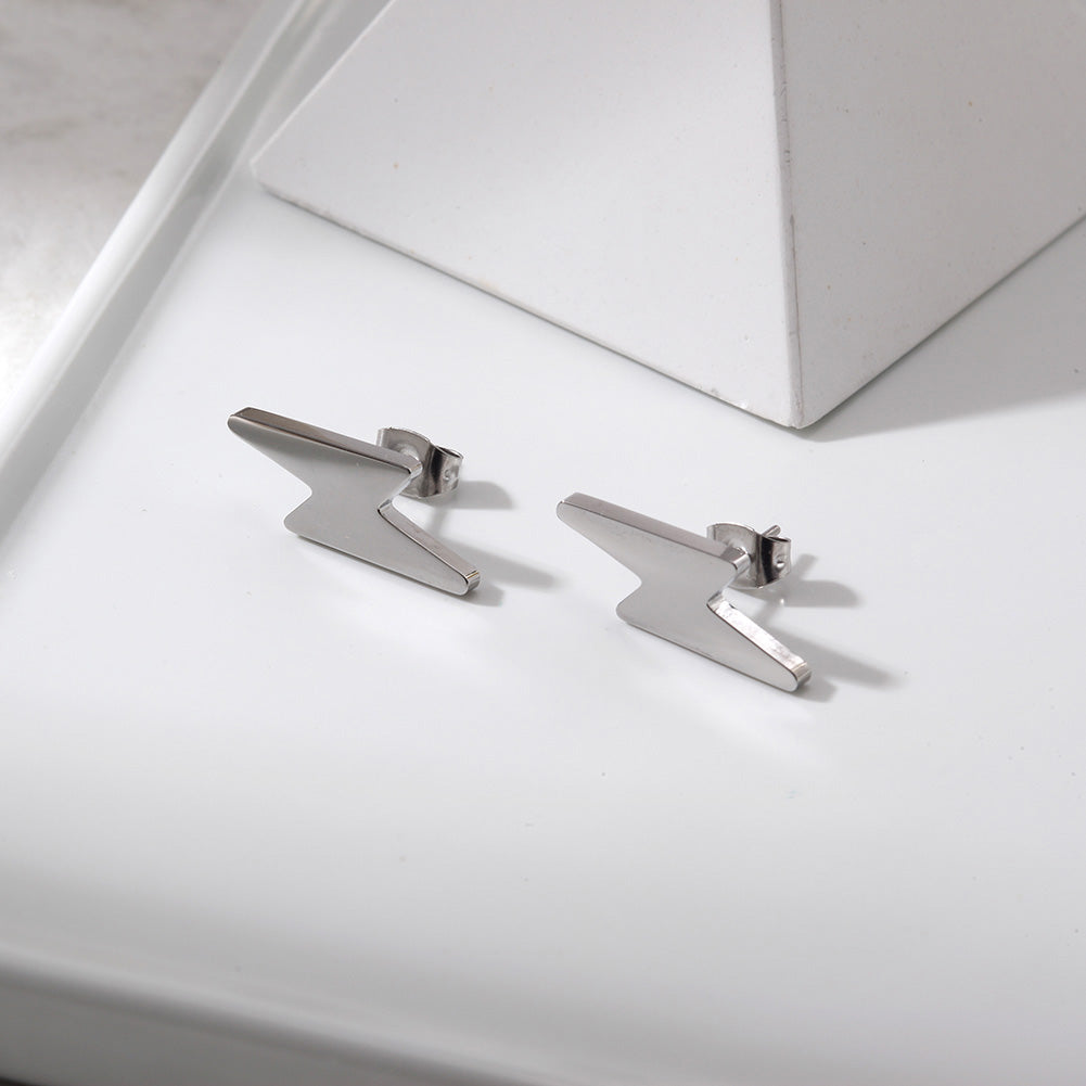 Lightning smooth earrings-SCE363ST