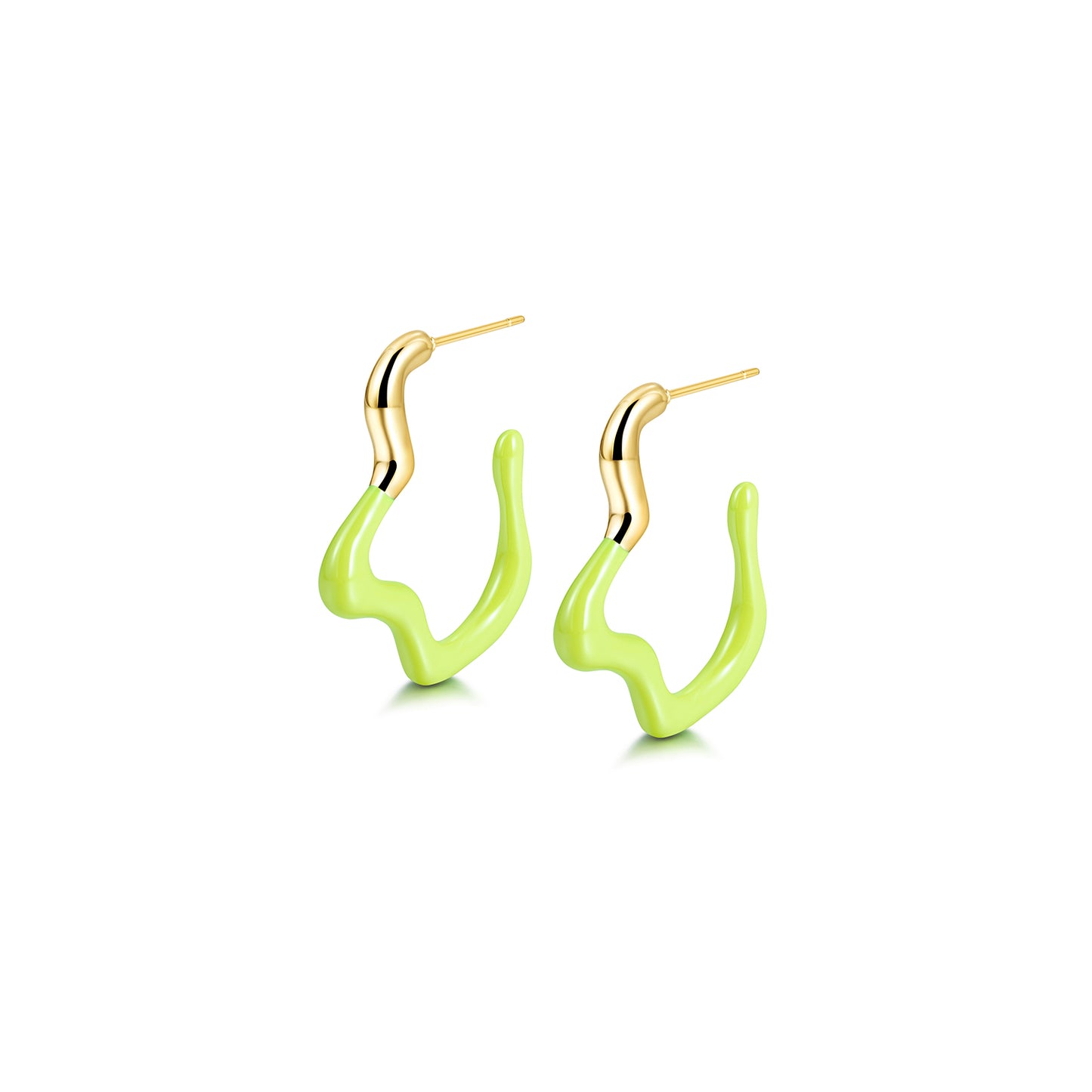 Geometric irregular earrings-SCE378ST