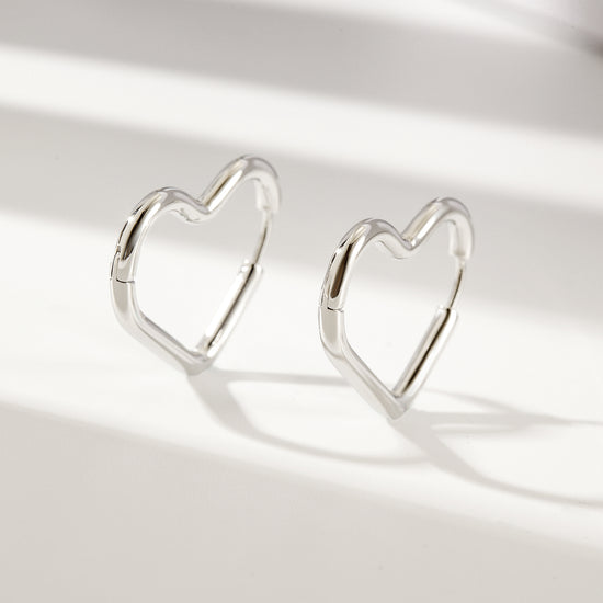 Love stainless steel earrings-SCE395STWG
