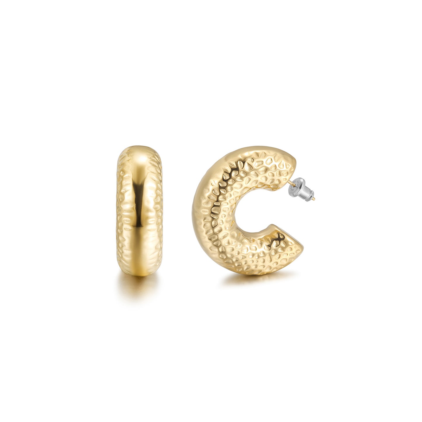 Big C creative pounding earrings-SCE466STMC