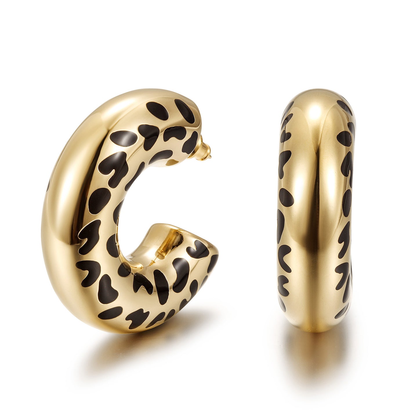 C-shaped Creative Hollow Earrings-SCE516STGC