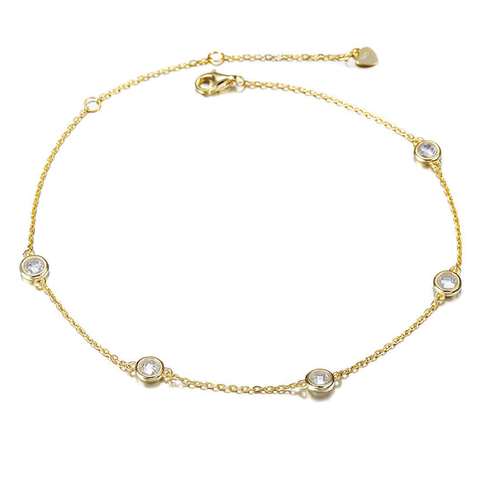 Chain zircon bracelet-SSA001