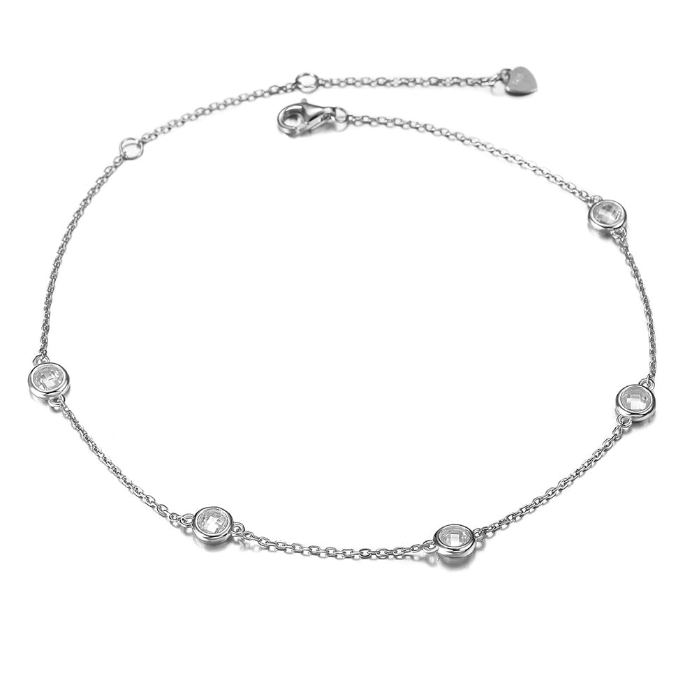 Chain zircon bracelet-SSA001