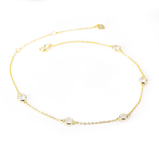 Chain zircon bracelet-SSA001
