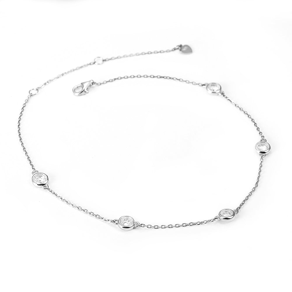 Chain zircon bracelet-SSA001