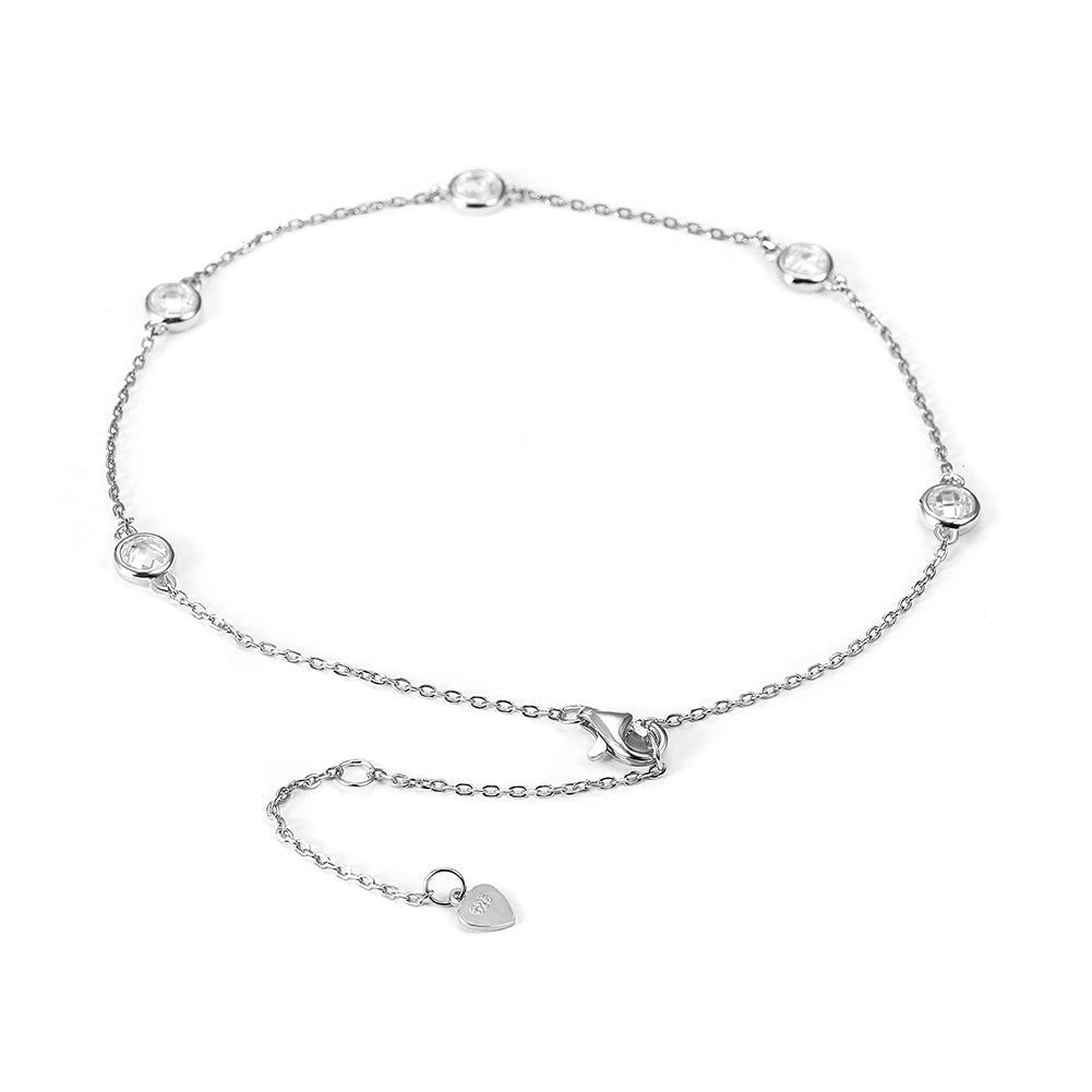 Chain zircon bracelet-SSA001