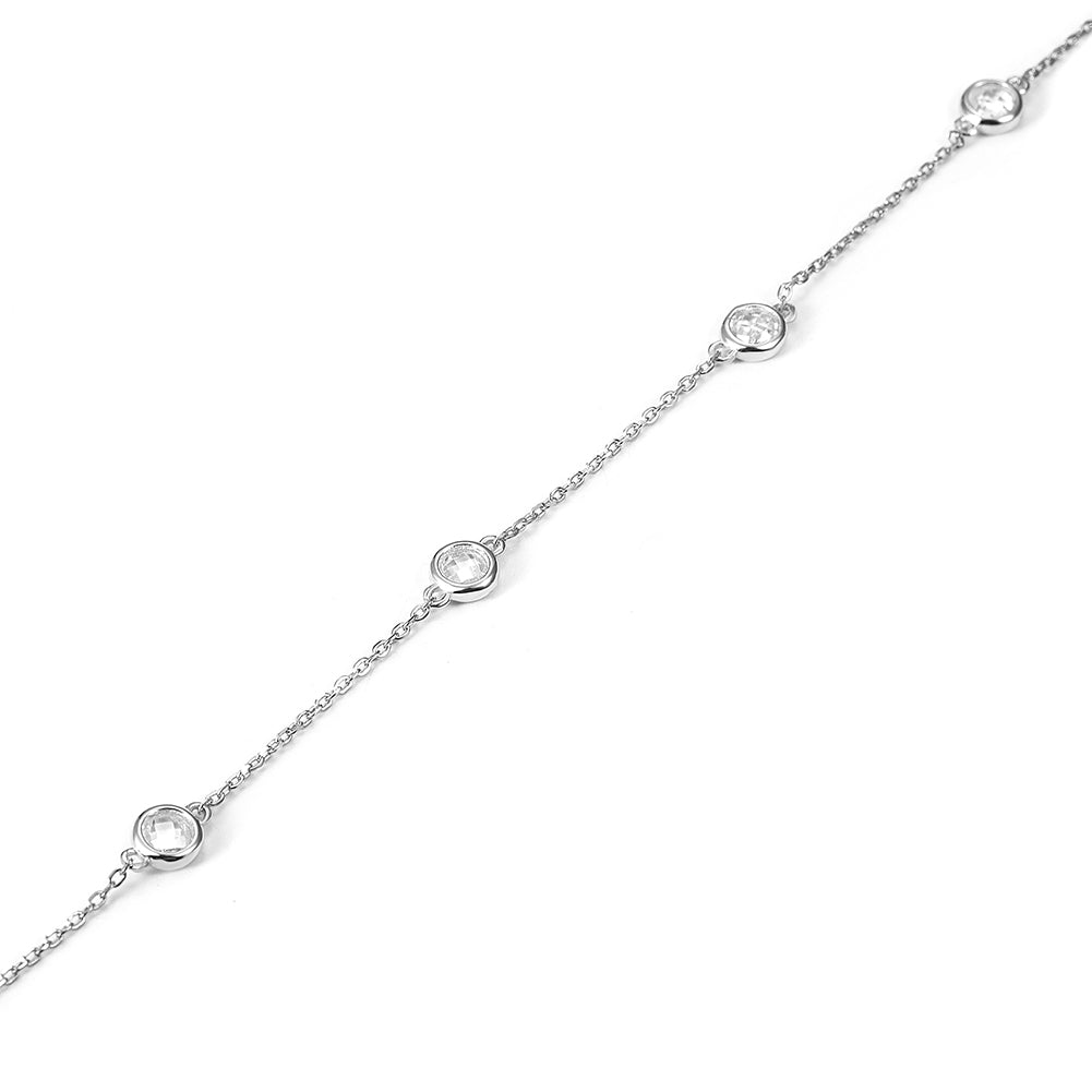 Chain zircon bracelet-SSA001