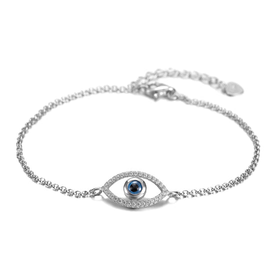 Chain Devil's Eye Bracelet-SSB085WGZD