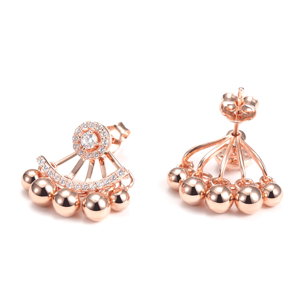 Five small round earrings-SSE103