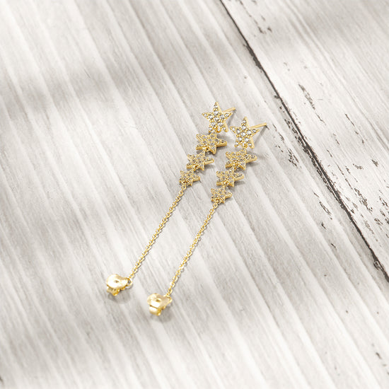 Four star earrings-SSE132