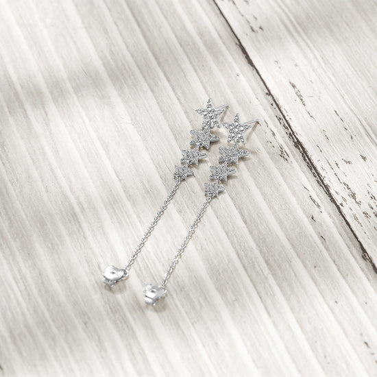Four star earrings-SSE132