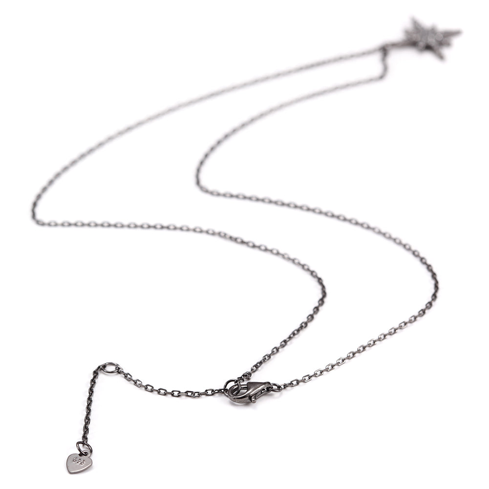 Pave Star Pendant Chain Necklace - SSN143
