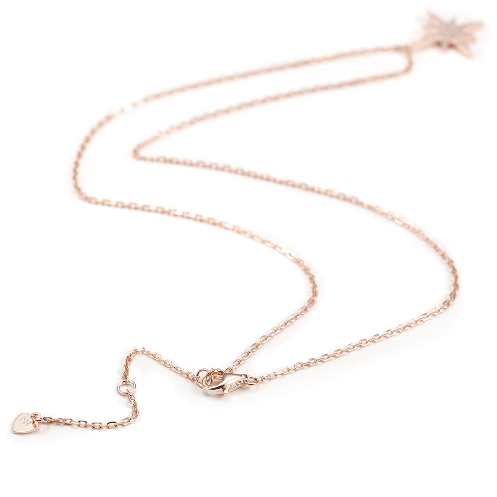 Pave Star Pendant Chain Necklace - SSN143