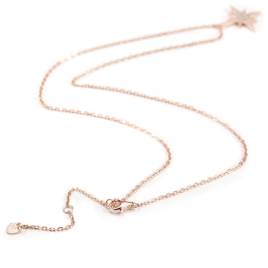 Pave Star Pendant Chain Necklace - SSN143