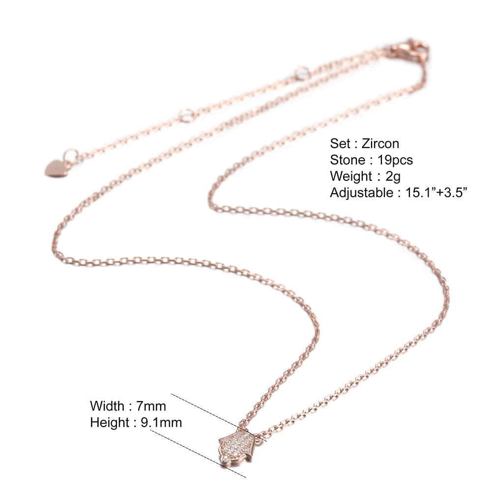 Sterling Silver Pendant Necklace - SSN155
