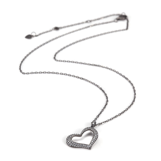 Heart Shape Pendant Necklace - SSN162