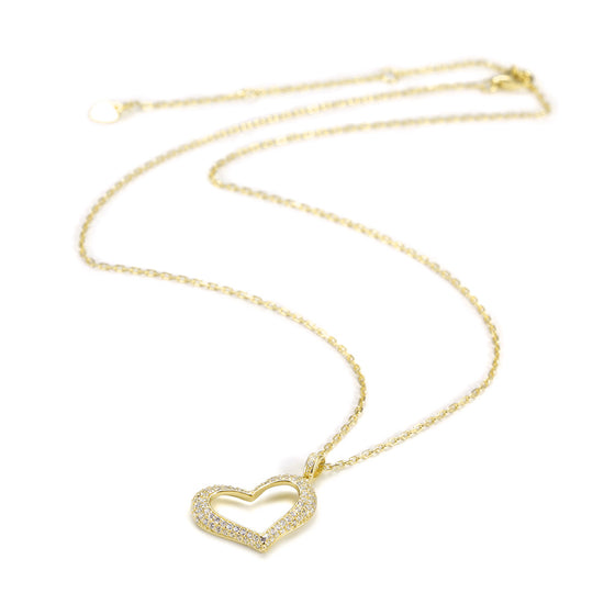 Heart Shape Pendant Necklace - SSN162