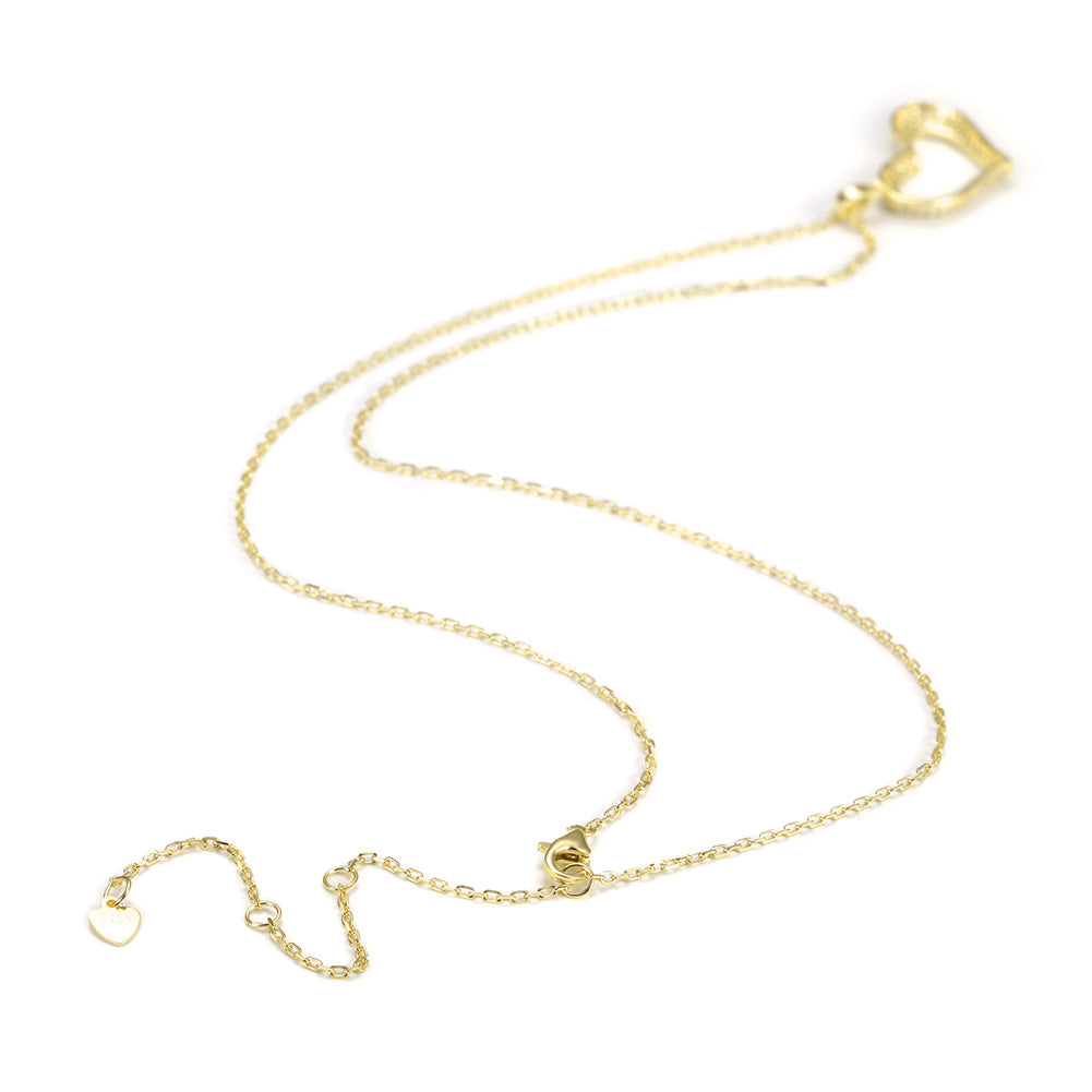 Heart Shape Pendant Necklace - SSN162