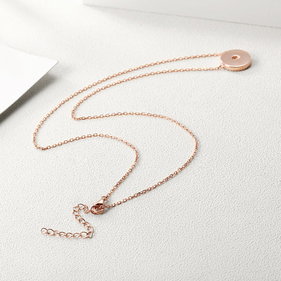 Rose Gold Shell Necklace - SSN169RGZD