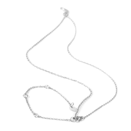 Six Moon Pave CZ Necklace SSN175
