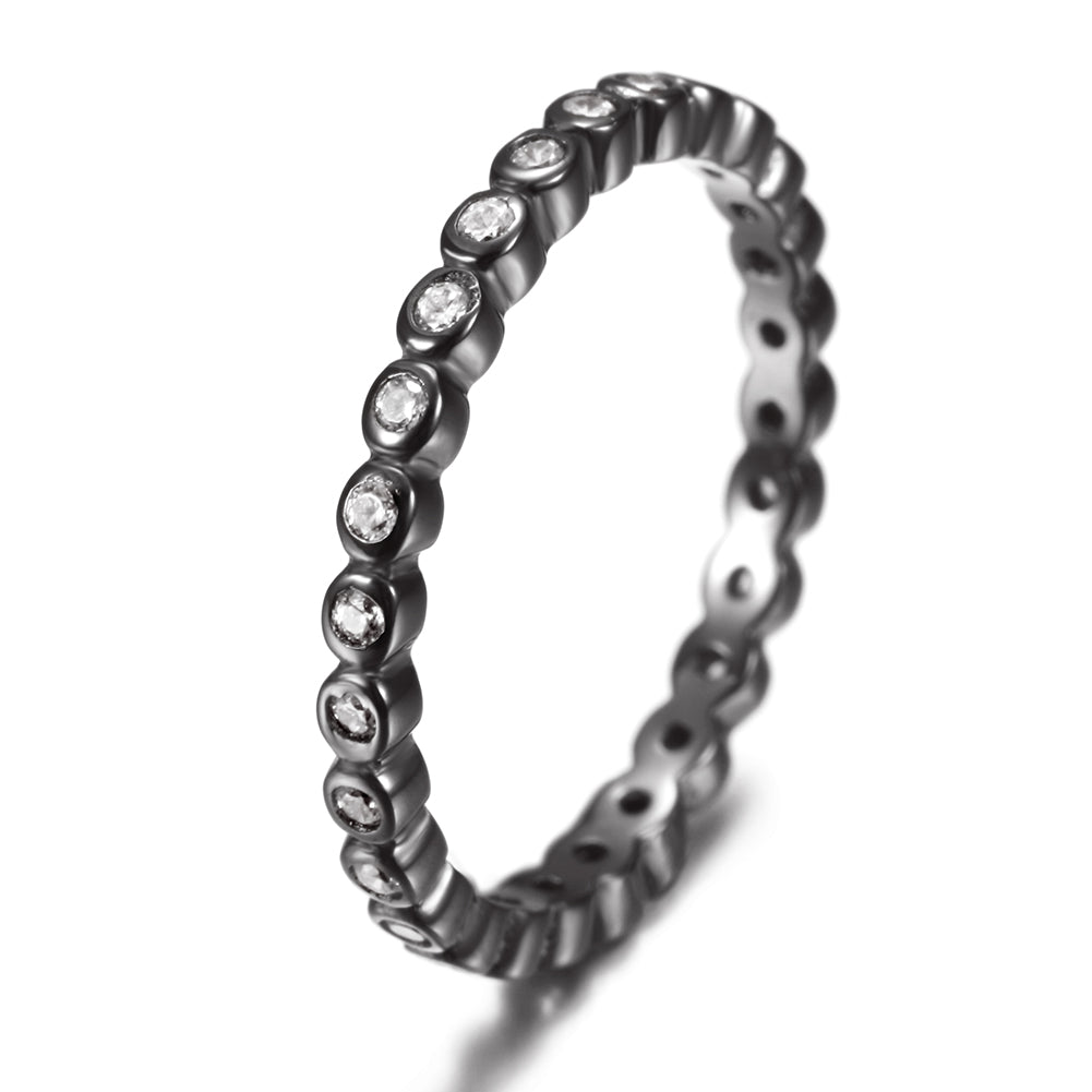 Full Diamond Creative Circular Ring-SSR069
