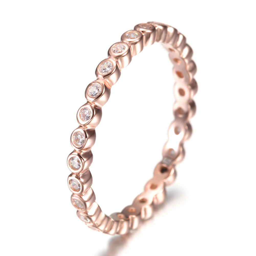 Full Diamond Creative Circular Ring-SSR069