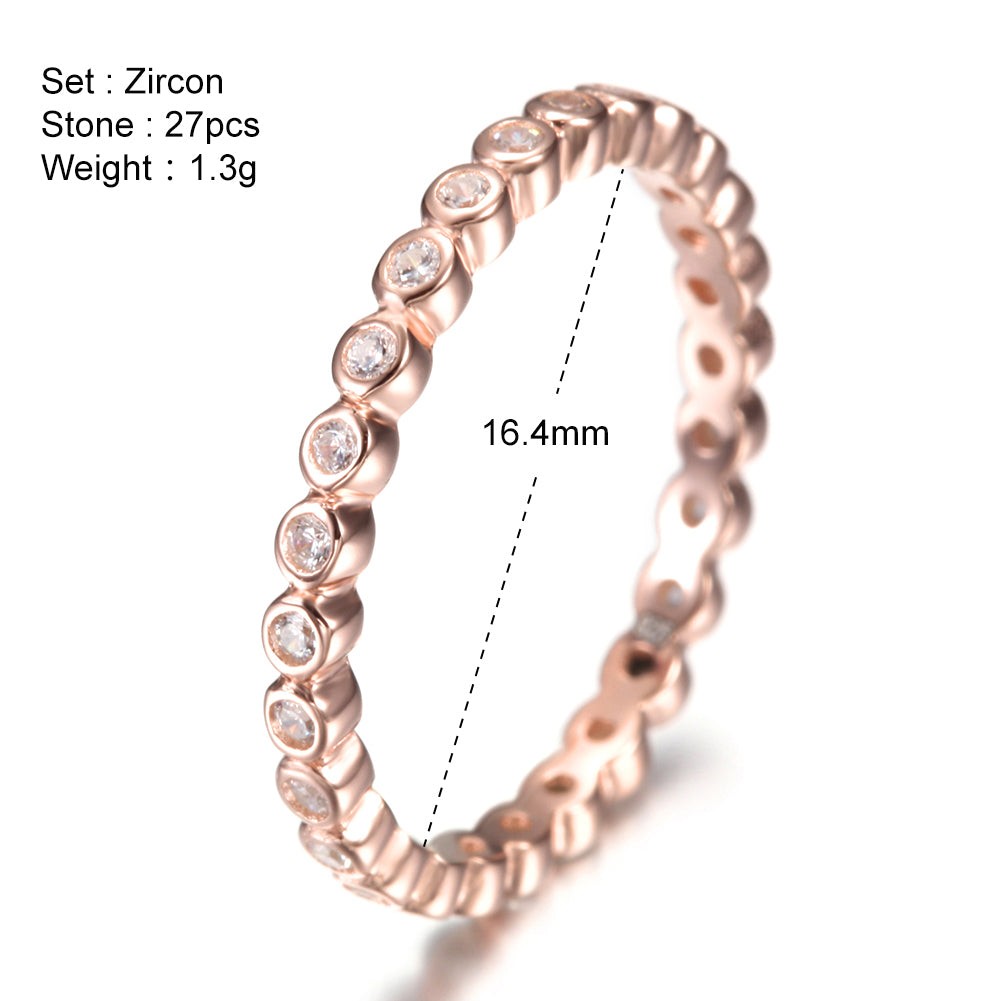 Full Diamond Creative Circular Ring-SSR069